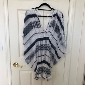 Victoria’s Secret swim cover up striped chiffon